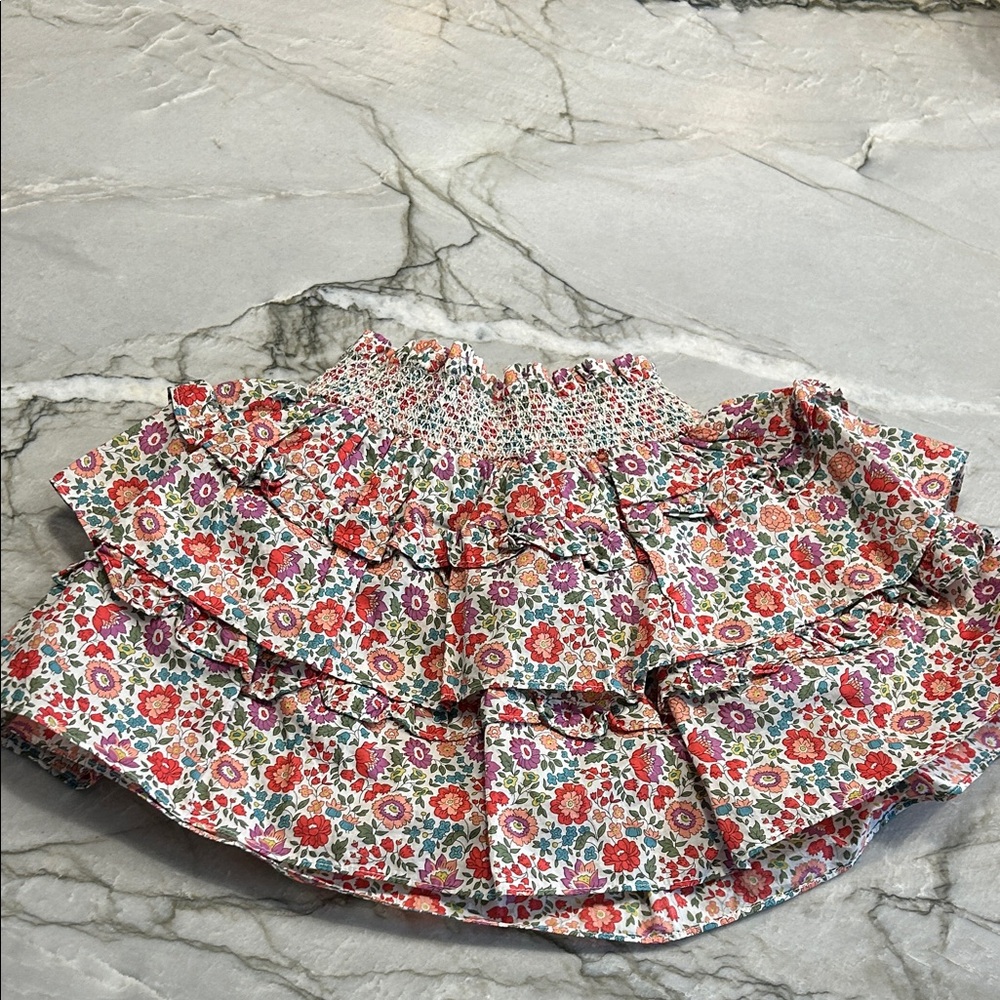 LoveShackFancy girls Liberty print skirt